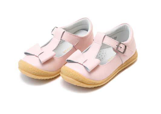 L’Amour Emma Bow T-Strap F-340 - Pink