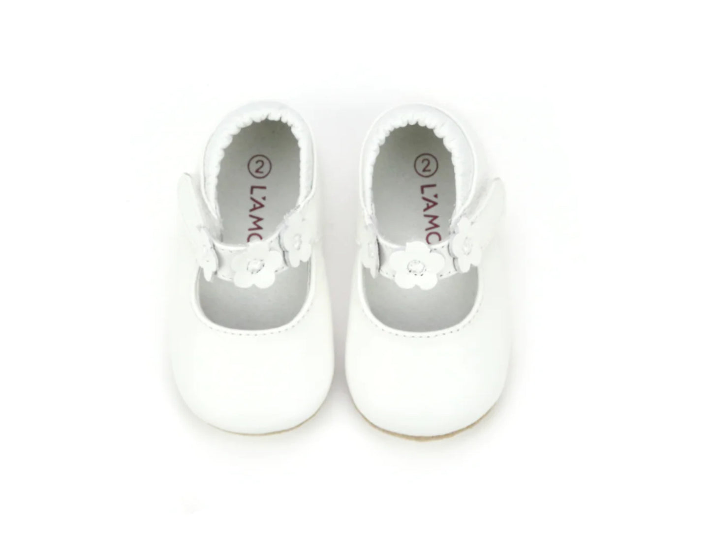 L’Amour Hope Crib Shoe F3002 - White