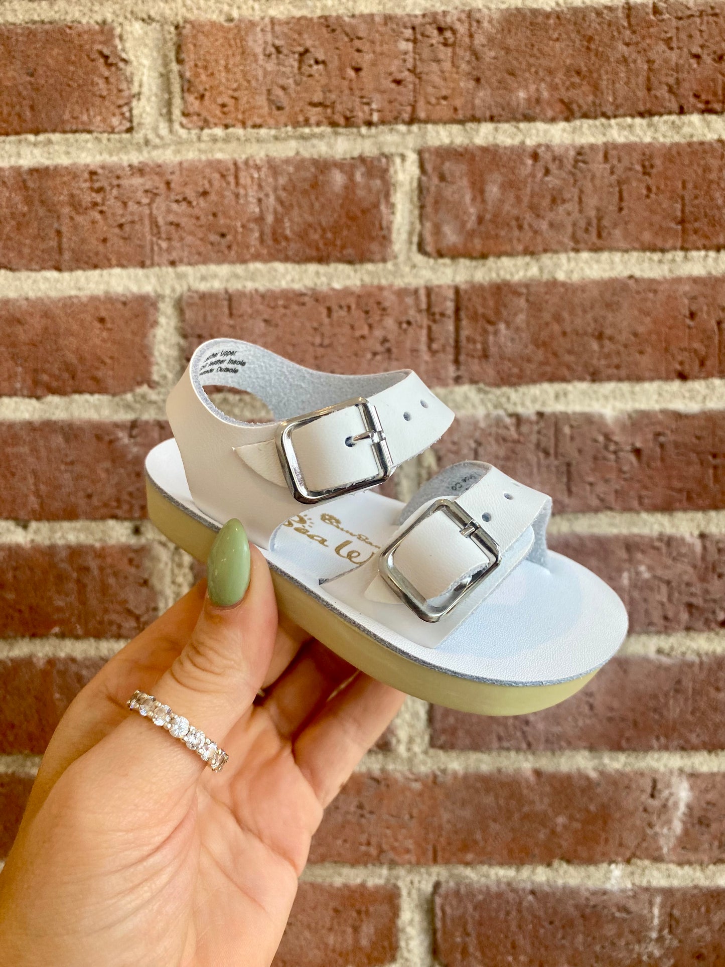 SunSan White Sea Wee Sandal