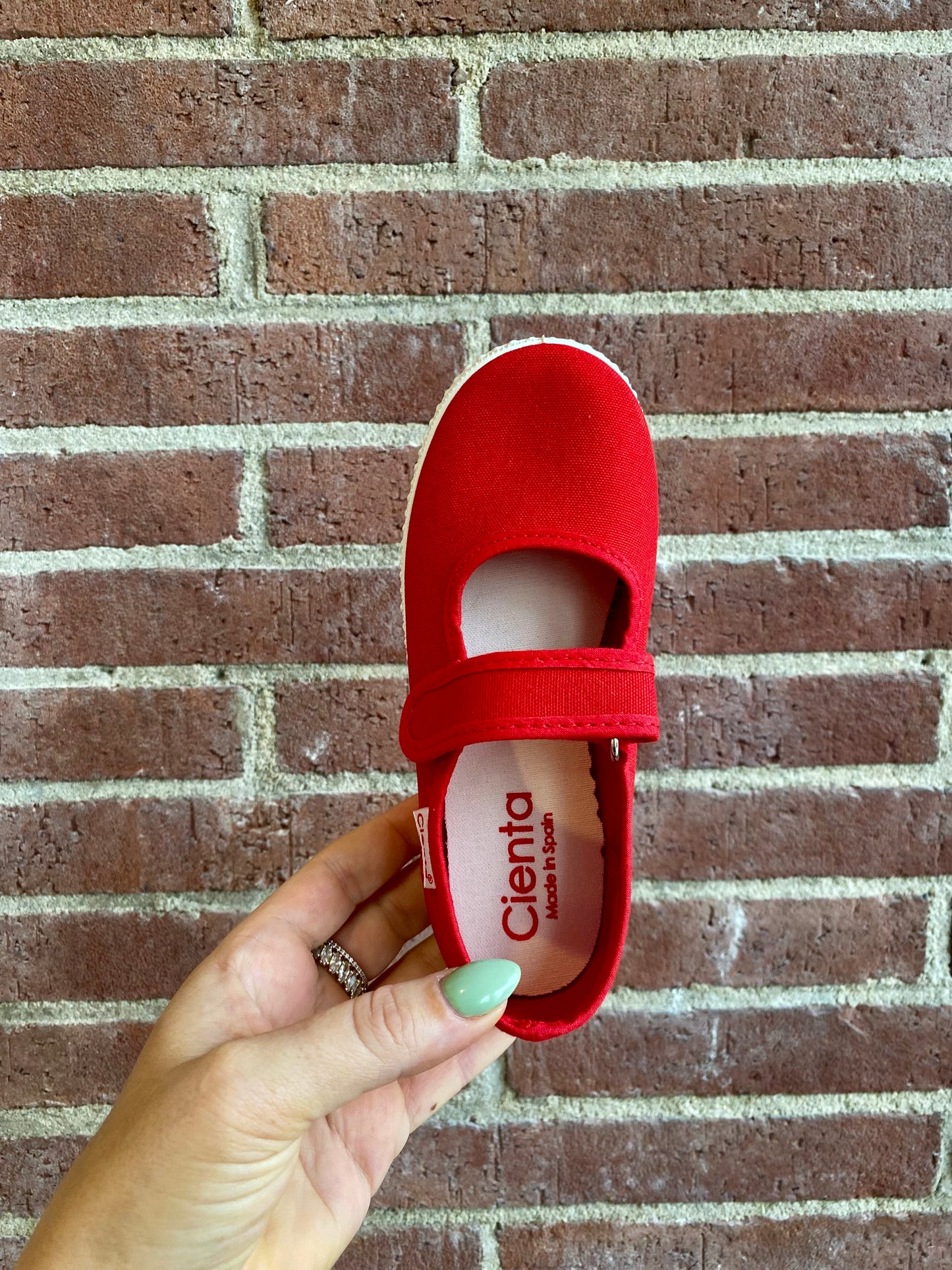 Cienta Velcro Mary Jane 56000 - Red