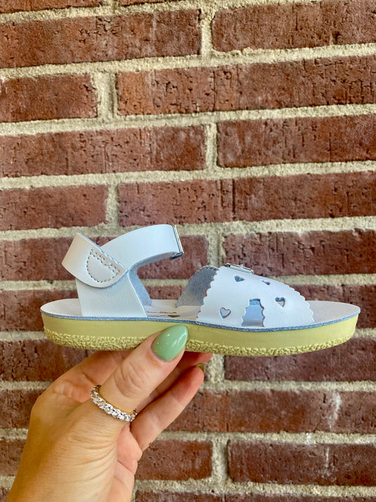 SunSan White Sweetheart Sandal