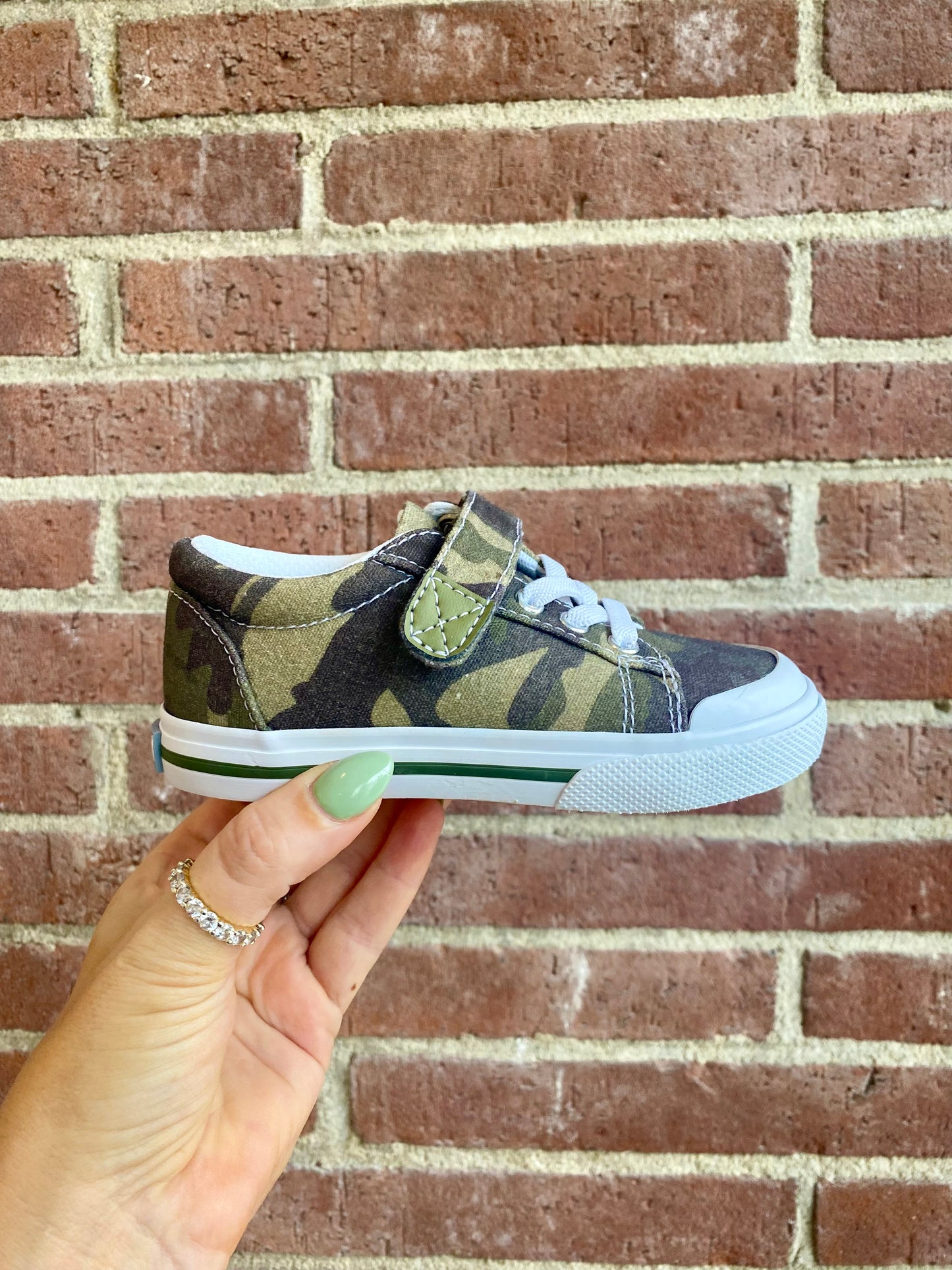 Footmates Jordan - Camo Canvas Velcro