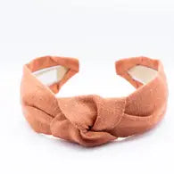 Maddie & Me Knotted Headband - Burnt Orange Knot