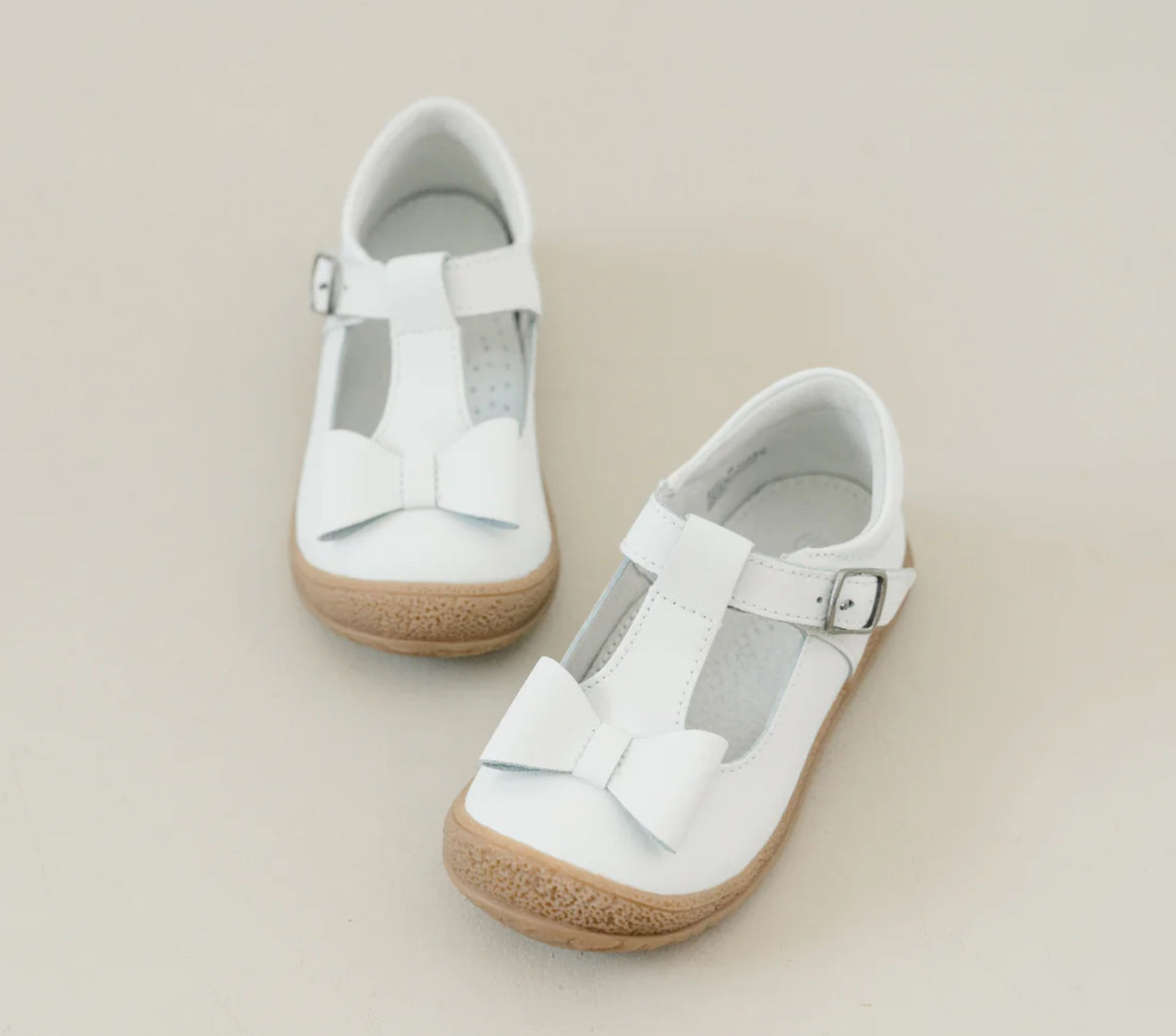 L’Amour Emma Bow T-Strap H340 - White