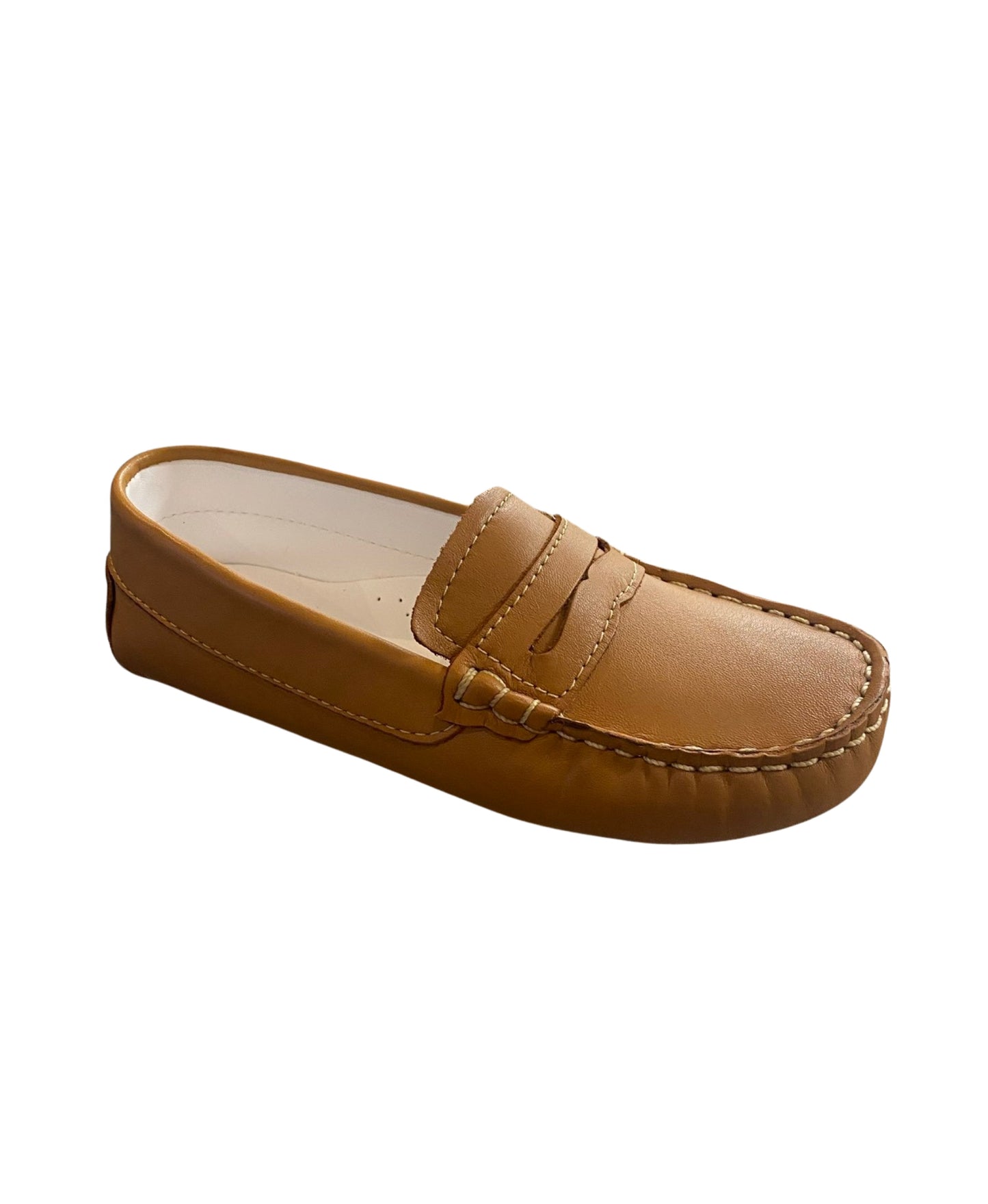 Kone Boys Penny Loafers (5005) - Natural