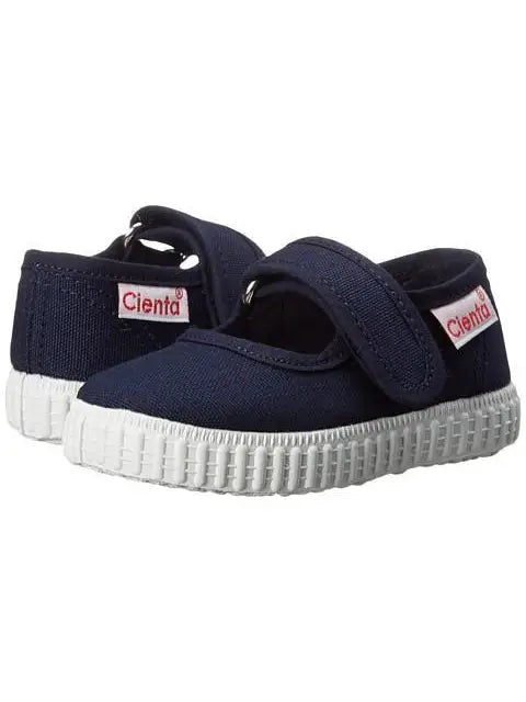 Cienta Velcro Mary Jane - Navy Blue