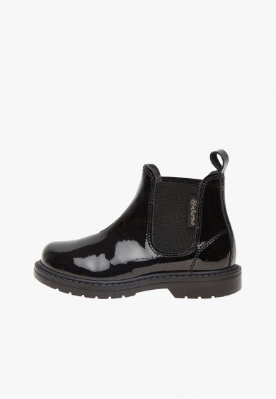 Naturino Piccadilly Patent Boot - Black