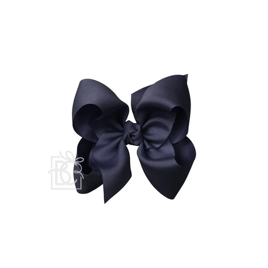 Beyond Creations 5.5” Huge Solid Bow - Dark Navy