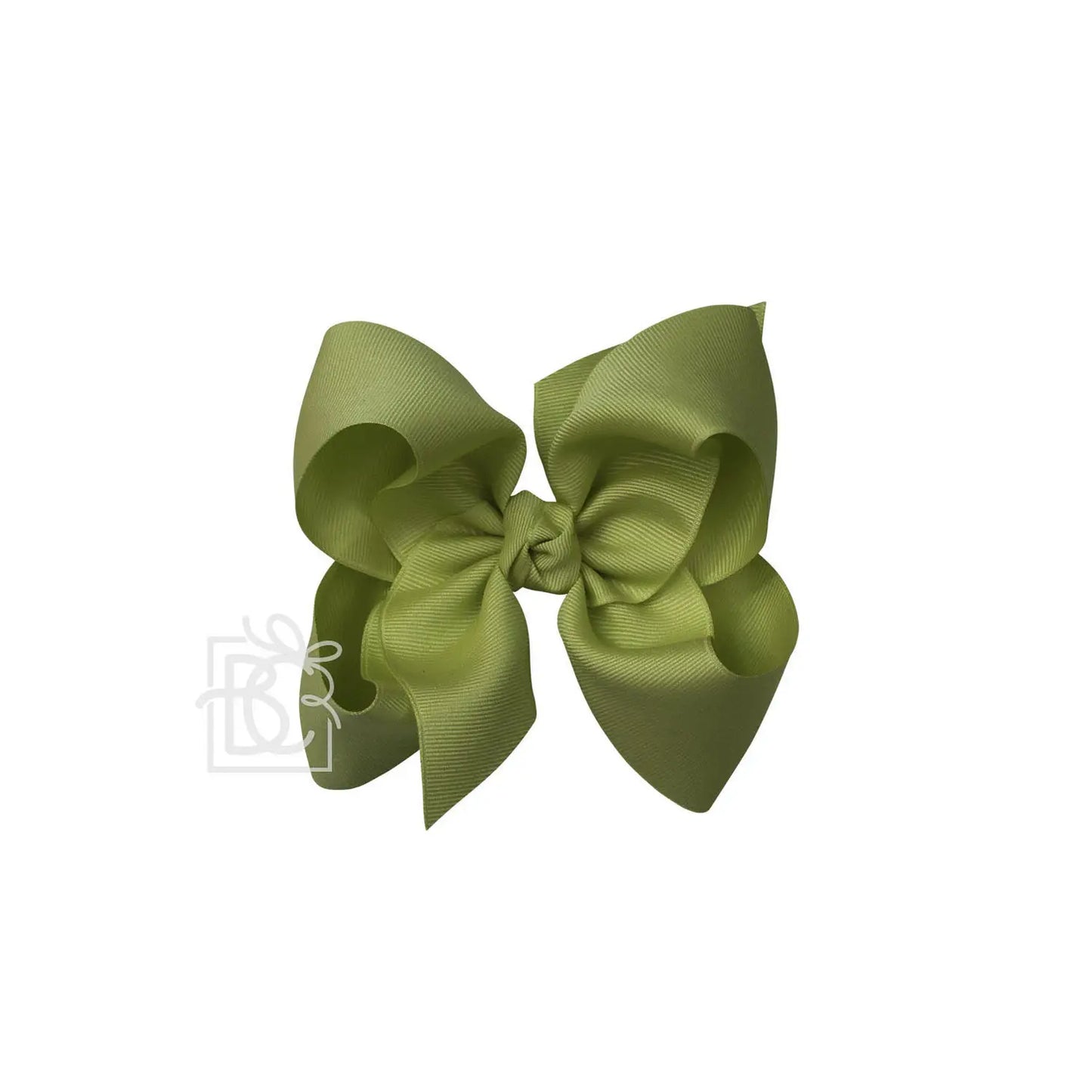 Beyond Creations 5.5” Huge Solid Bow - Moss