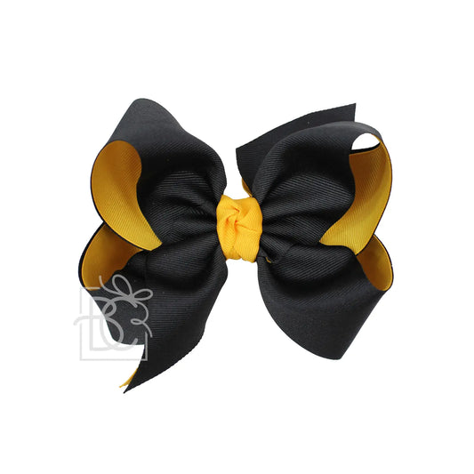 Beyond Creations Collegiate XL Layered Bow - G9lden Yellow/Black