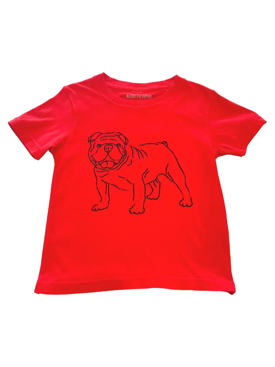 Mustard & Ketchup Kids Red Bulldog