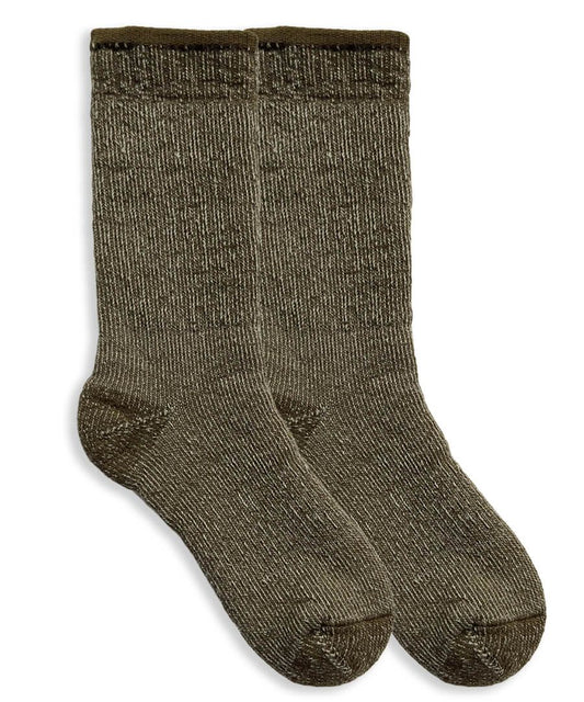 Jefferies Merino Thick Wool Boot Sock - Brown -1147