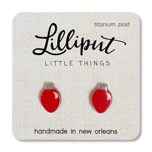 Lilliput Little Things Earrings - Christmas Bulb Earrings