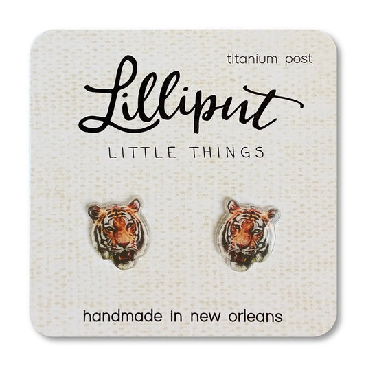 Lilliput Little Things Earrings - Tiger