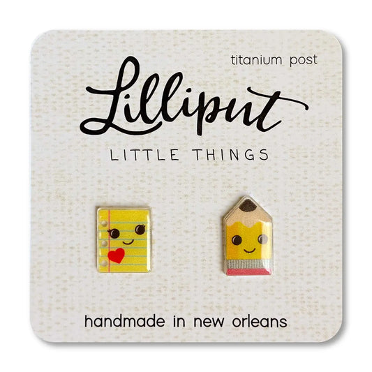 Lilliput Little Things Earrings - Paper & Pencil