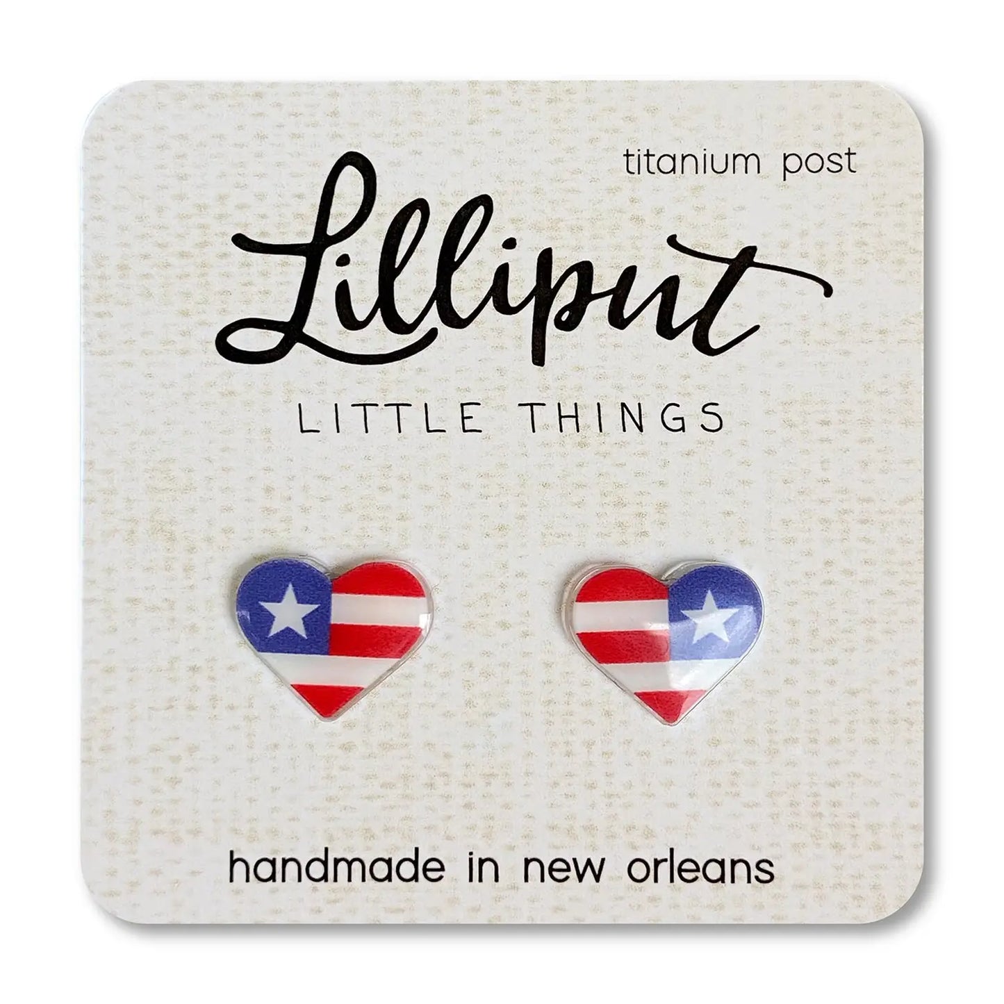 Lilliput Little Things Earrings - American Heart