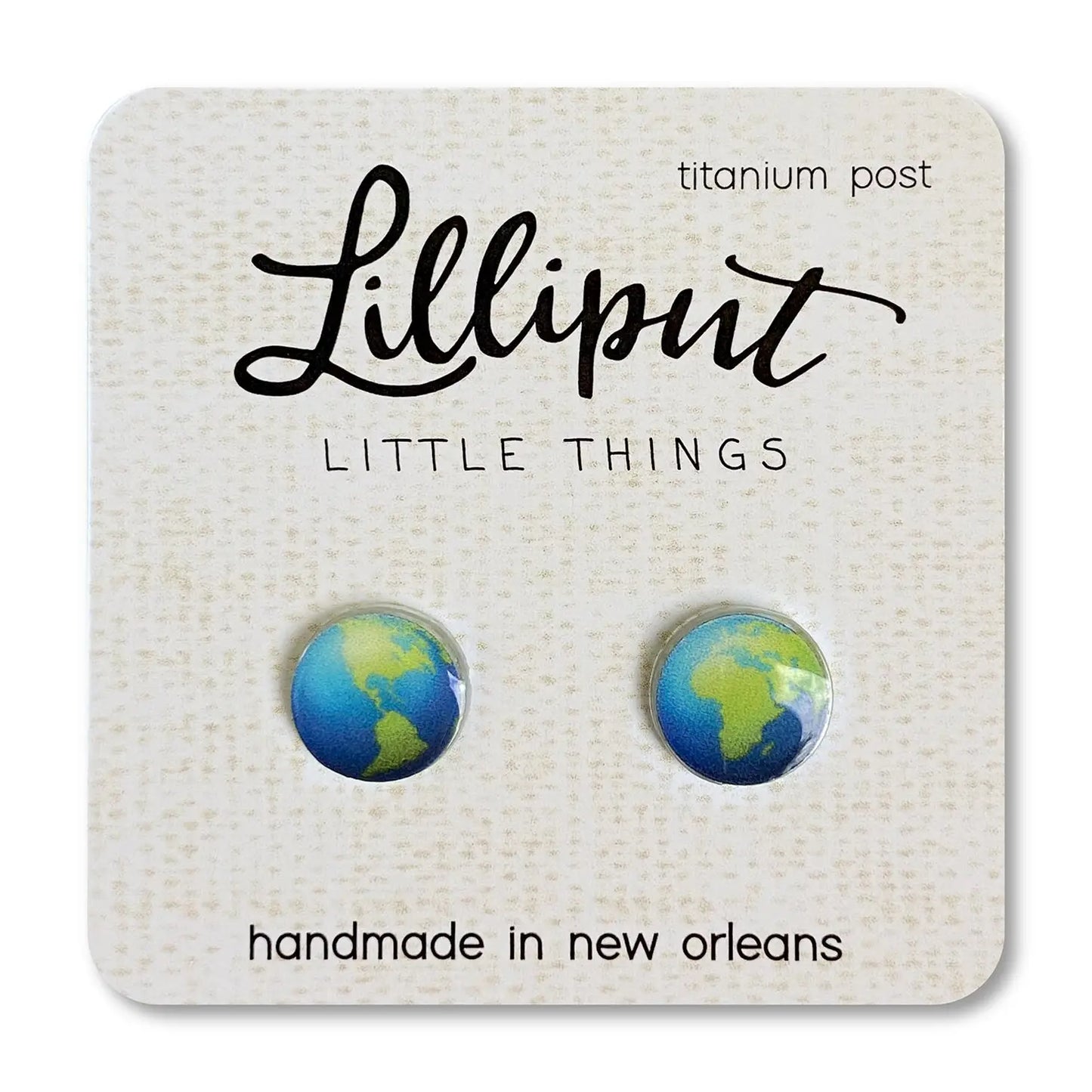 Lilliput Little Things Earrings - Planet Earth