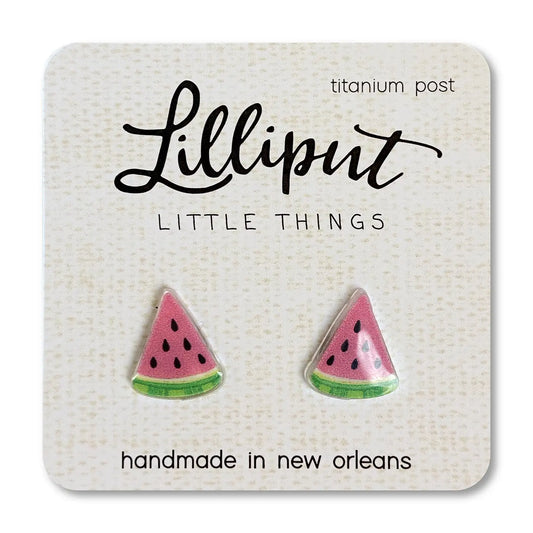 Lilliput Little Things Earrings - Watermelon