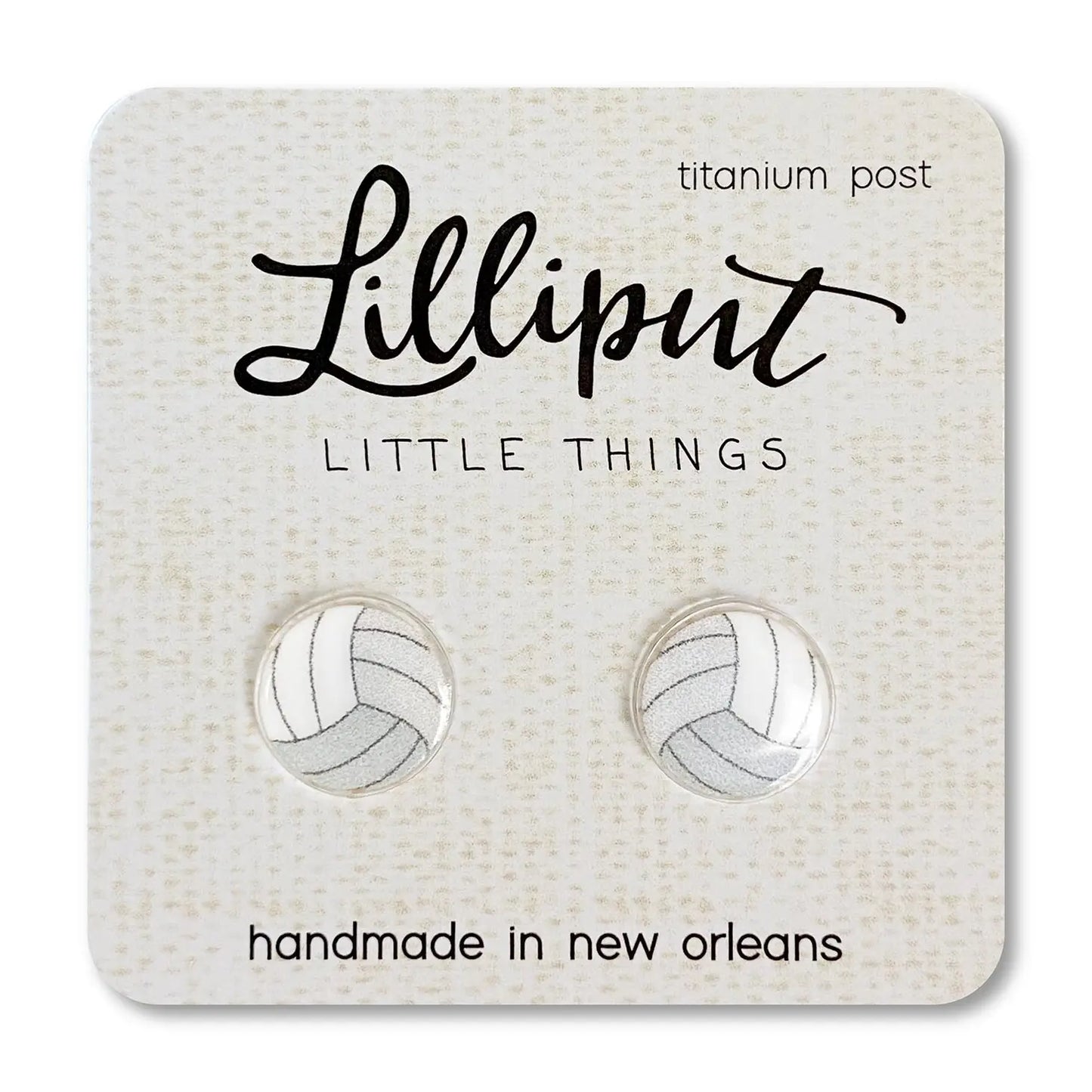 Lilliput Little Things Earrings - Volleyball