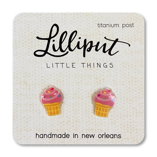 Lilliput Little Things Earrings - Ice Cream Cone