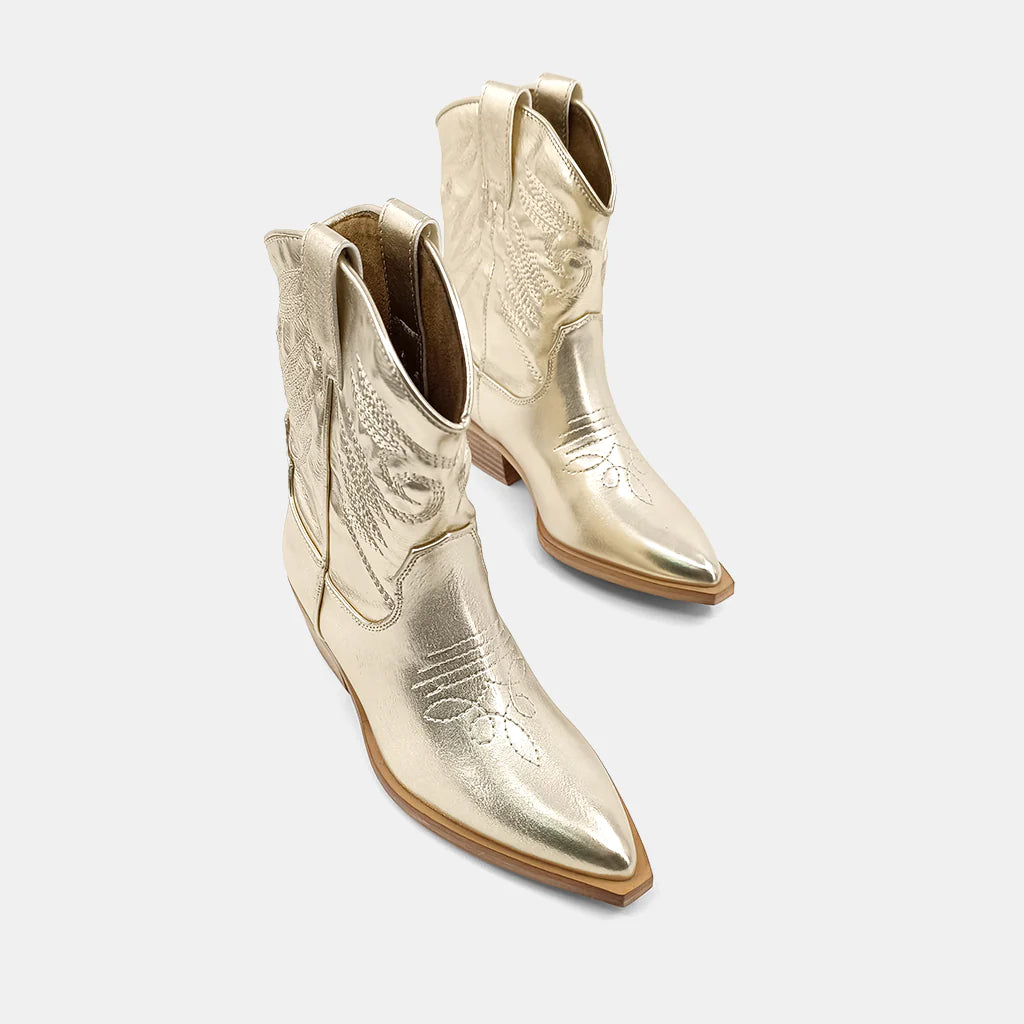 ShuShop Zaharah - Gold Boots