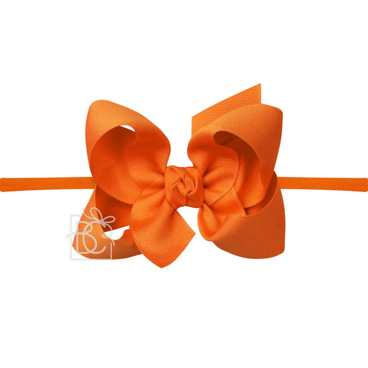 Beyond Creations Pantyhose Infant Headband - Orange