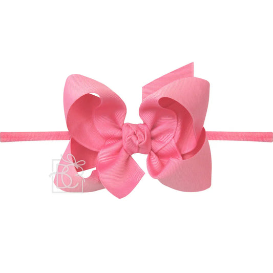 Beyond Creations Pantyhose Infant Headband - Hot Pink