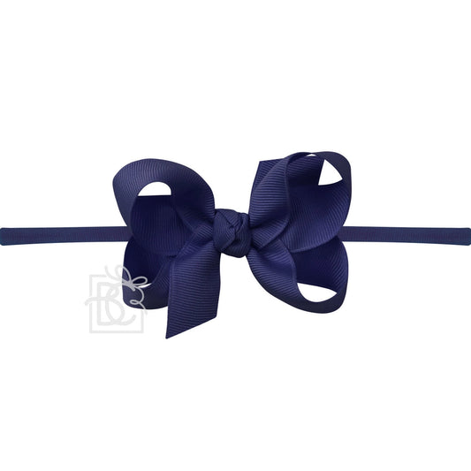 Beyond Creations Pantyhose Infant Headband - Light Navy