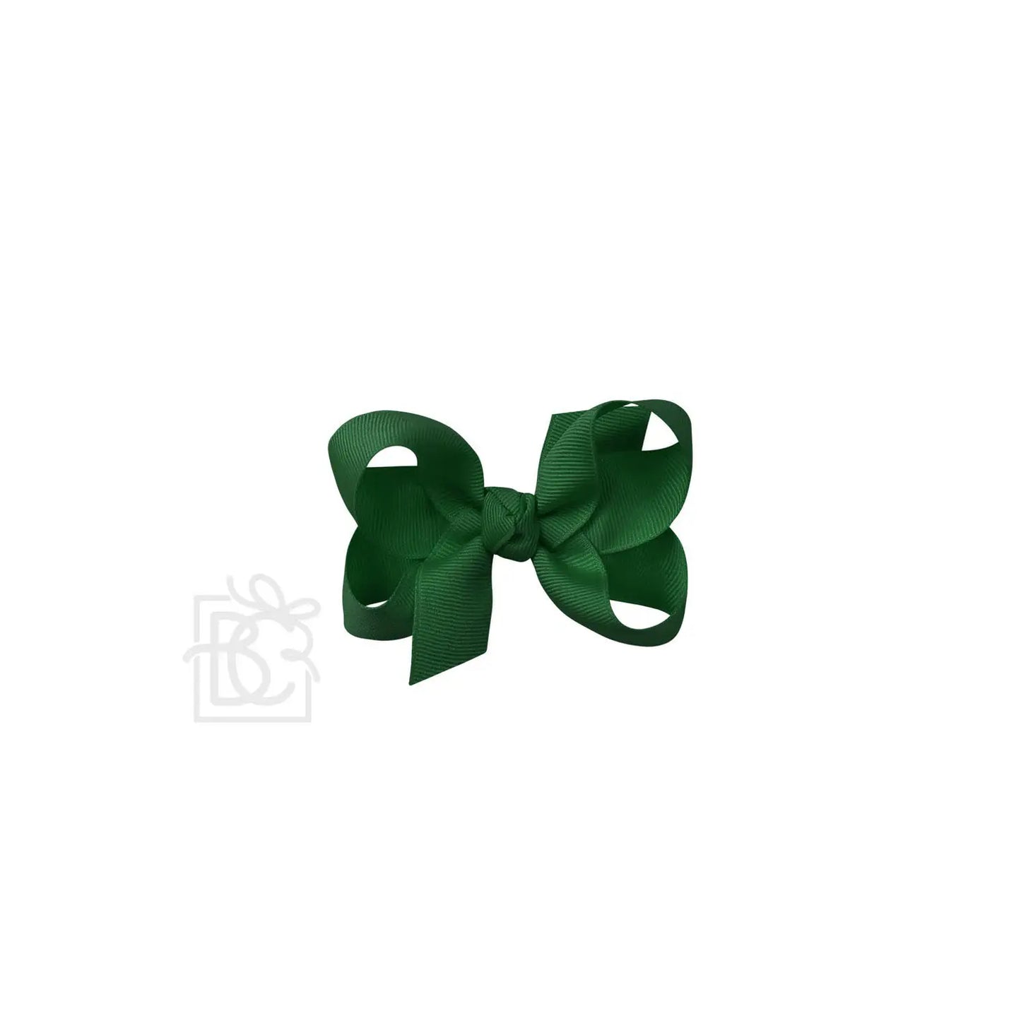 Beyond Creations 3.5” Medium Solid Bows - Forest Green