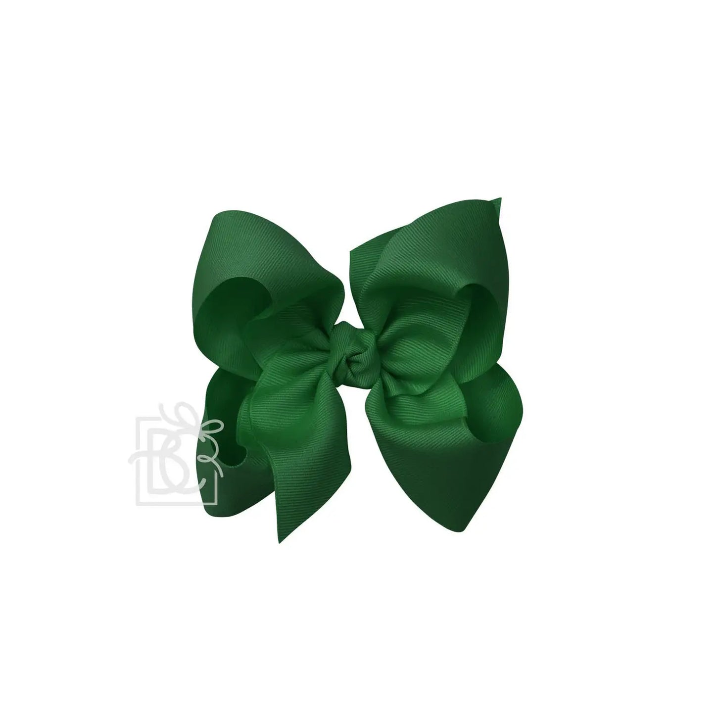 Beyond Creations 5.5” Huge Solid Bow - Forest Green