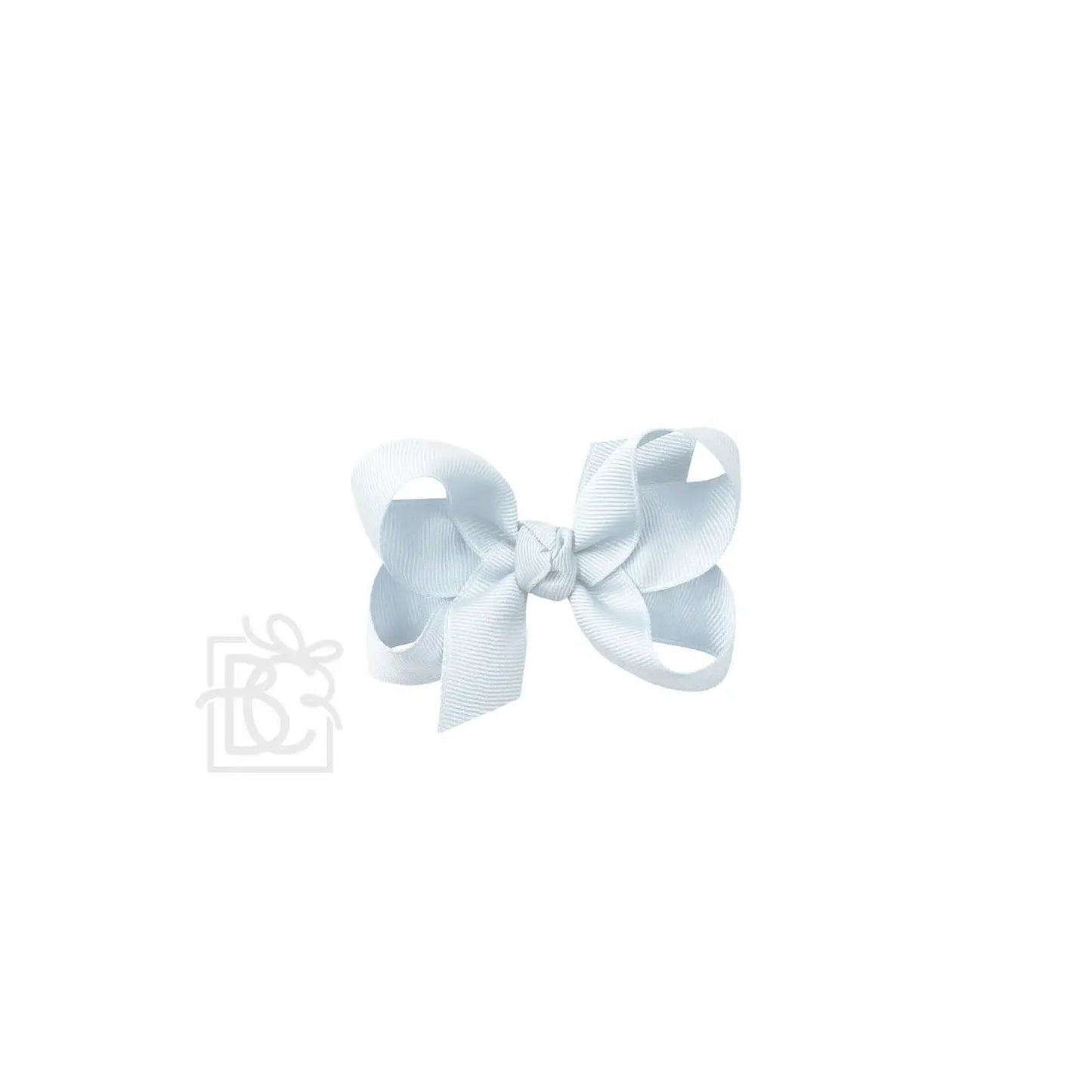 Beyond Creations 3.5” Medium Solid Bows - Powder Blue