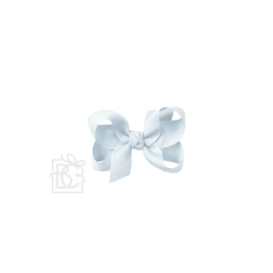 Beyond Creations 3.5” Medium Solid Bows - Powder Blue