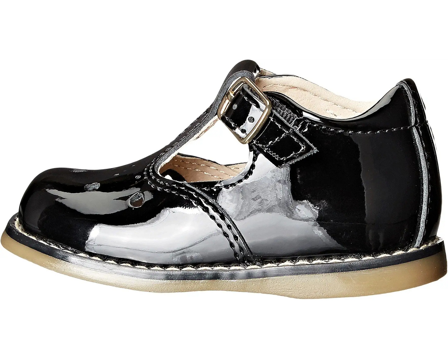 Footmates Harper- Black Patent