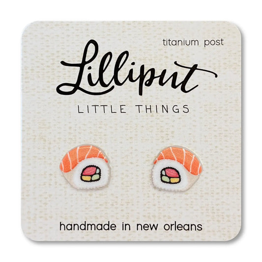 Lilliput Little Things Earrings - Sushi Roll