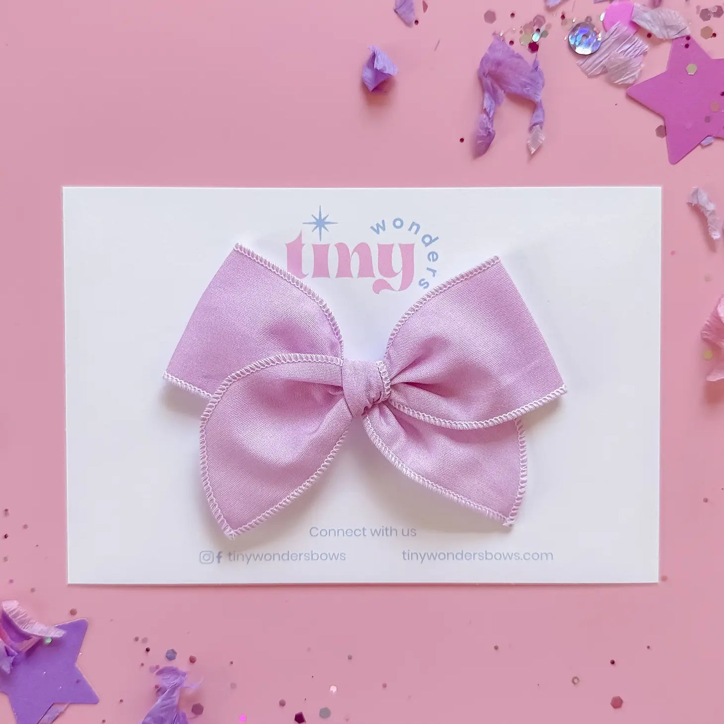 Tiny Wonders - Lavender Bow