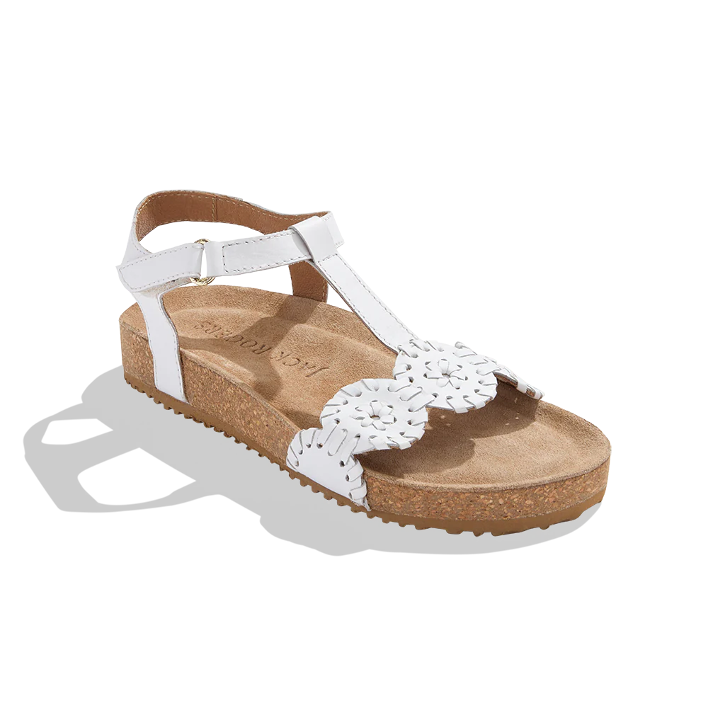 Jack Rogers Girls Lauren Playground Sandals - White