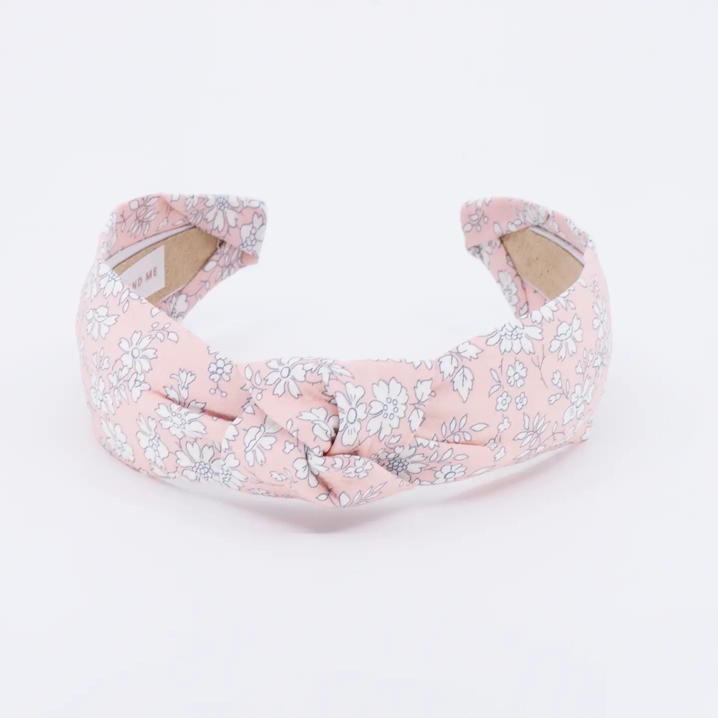 Maddie & Me Knotted Headband - Peach Fuzz Floral Knotted Headband