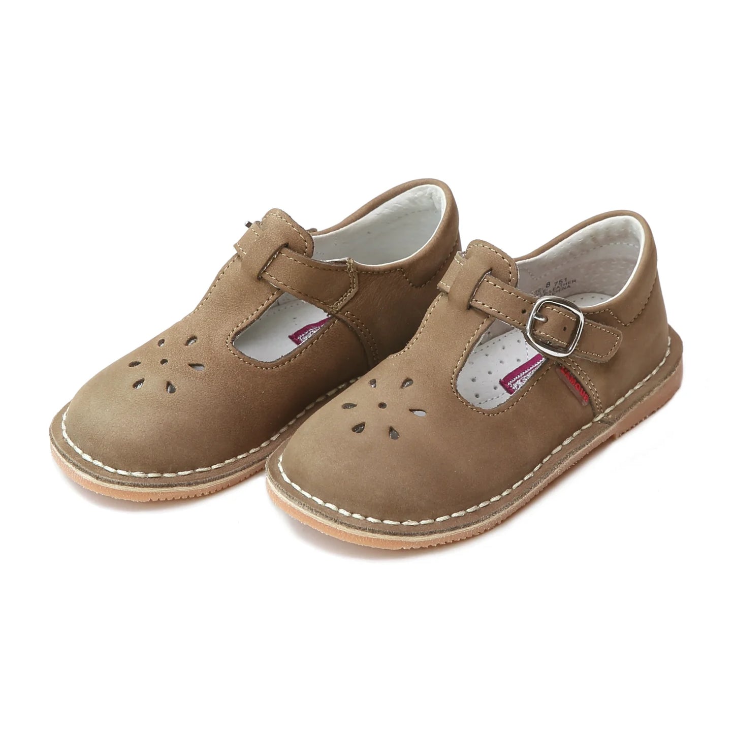 L’Amour Joy T-strap MJ 751- Nubuck Khaki