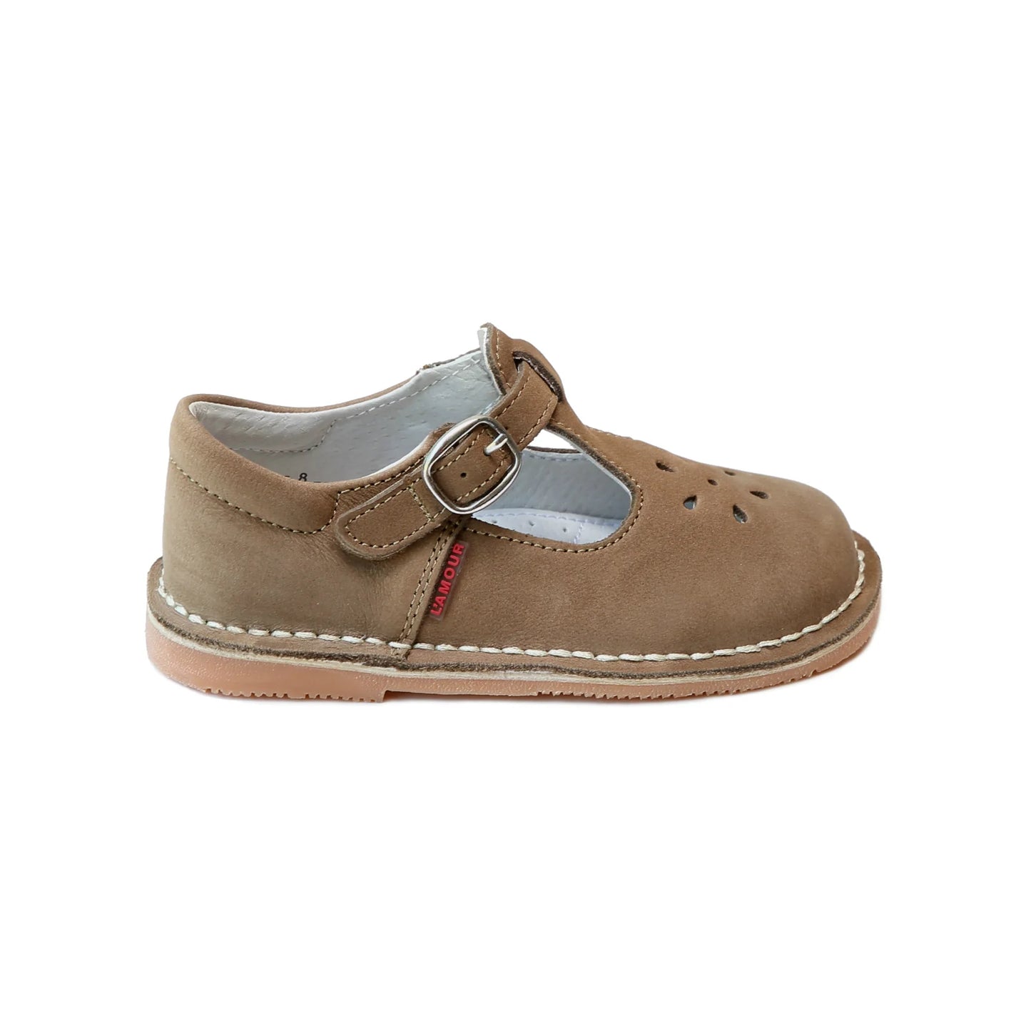 L’Amour Joy T-strap MJ 751- Nubuck Khaki