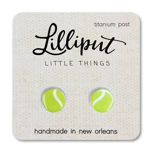 Lilliput Little Things Earrings - Tennis Ball