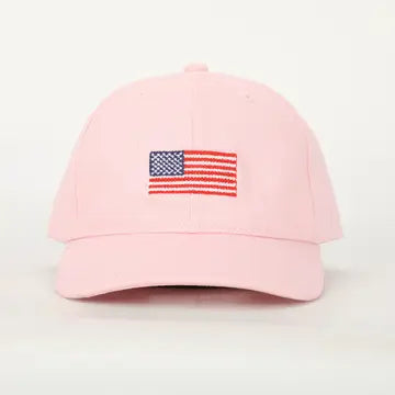 Little Kideauxs Pink Flag  Ball Cap