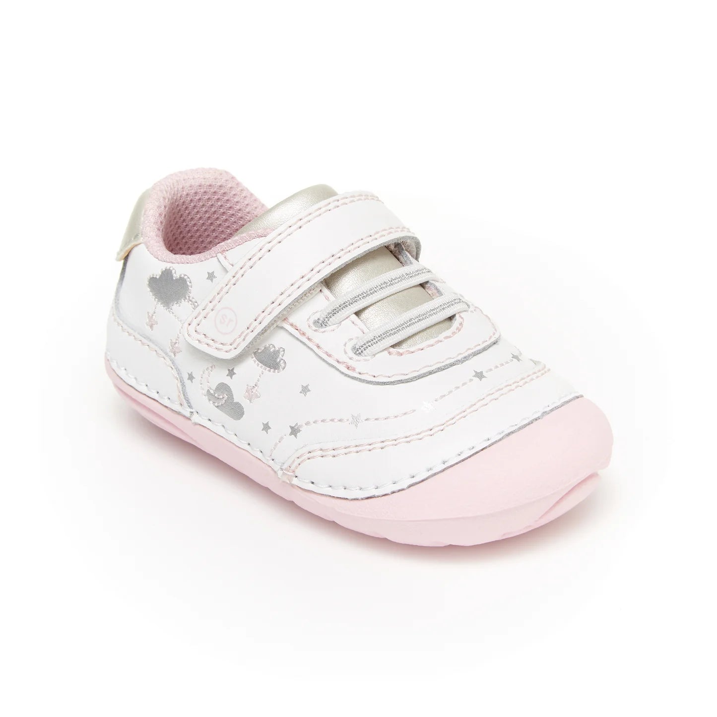 Stride Rite Adalyn Sneaker - White/Silver