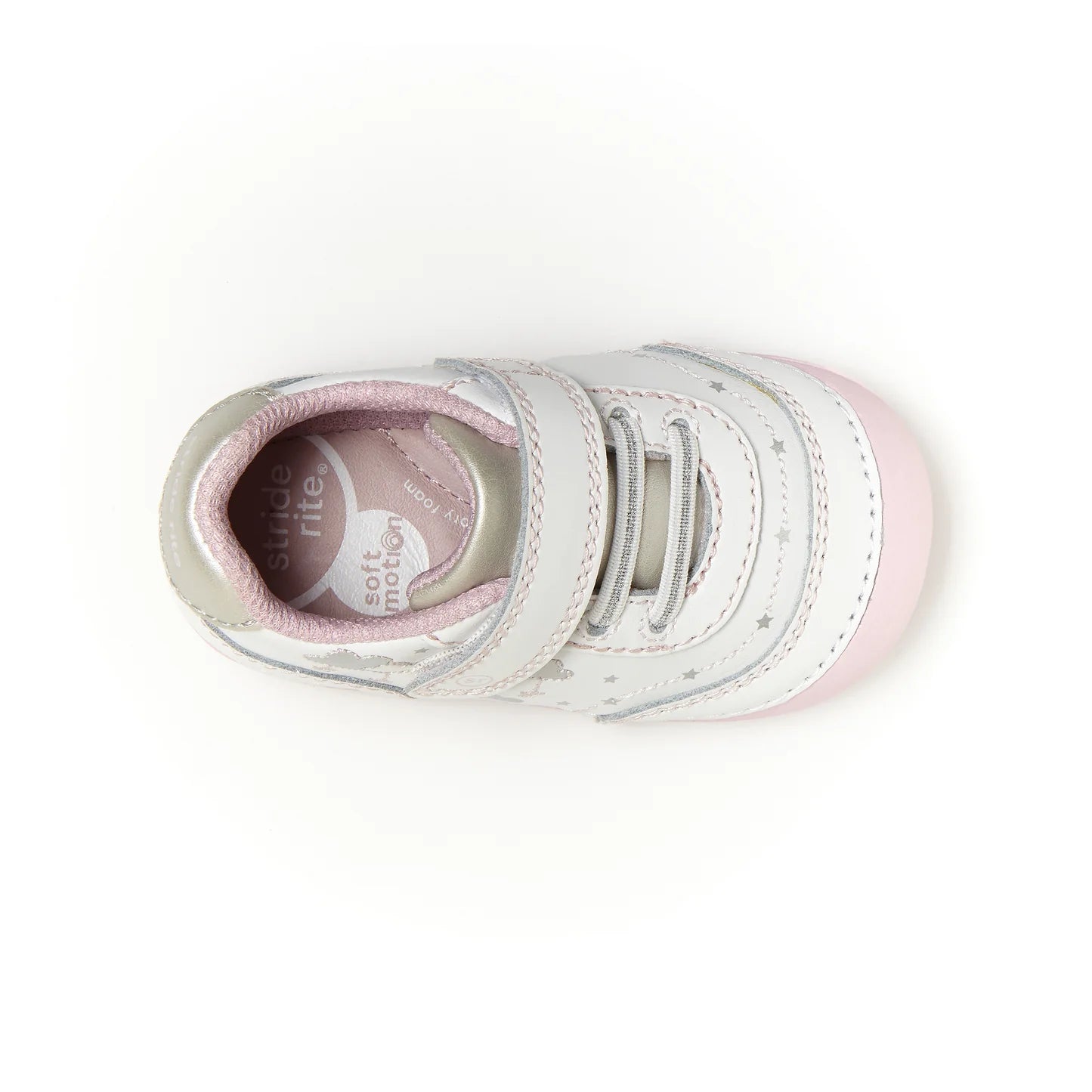 Stride Rite Adalyn Sneaker - White/Silver