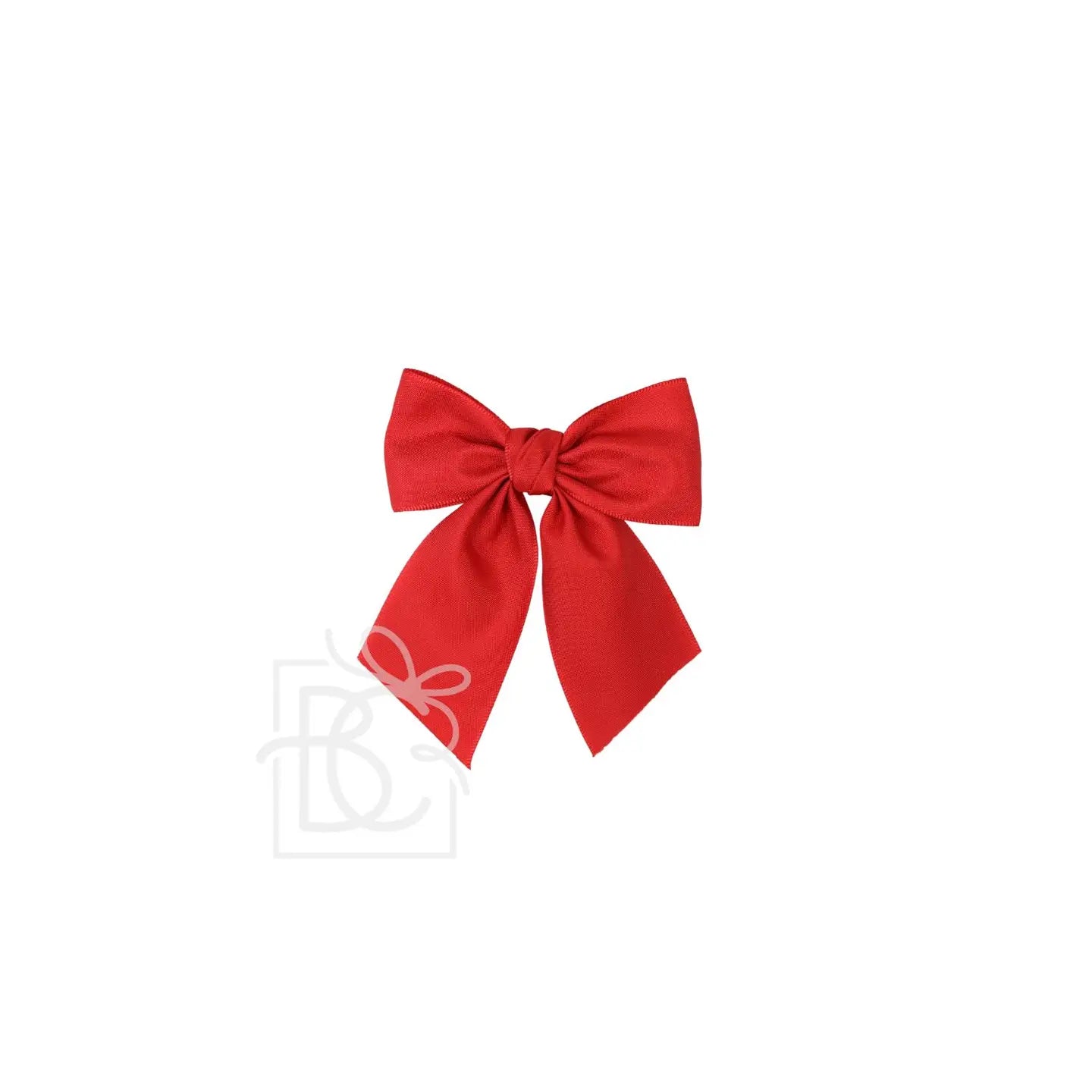 Beyond Creations 3.5” Mini Satin Bow - Red