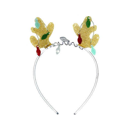 Lilies and Roses - Reindeer Antlers Headband