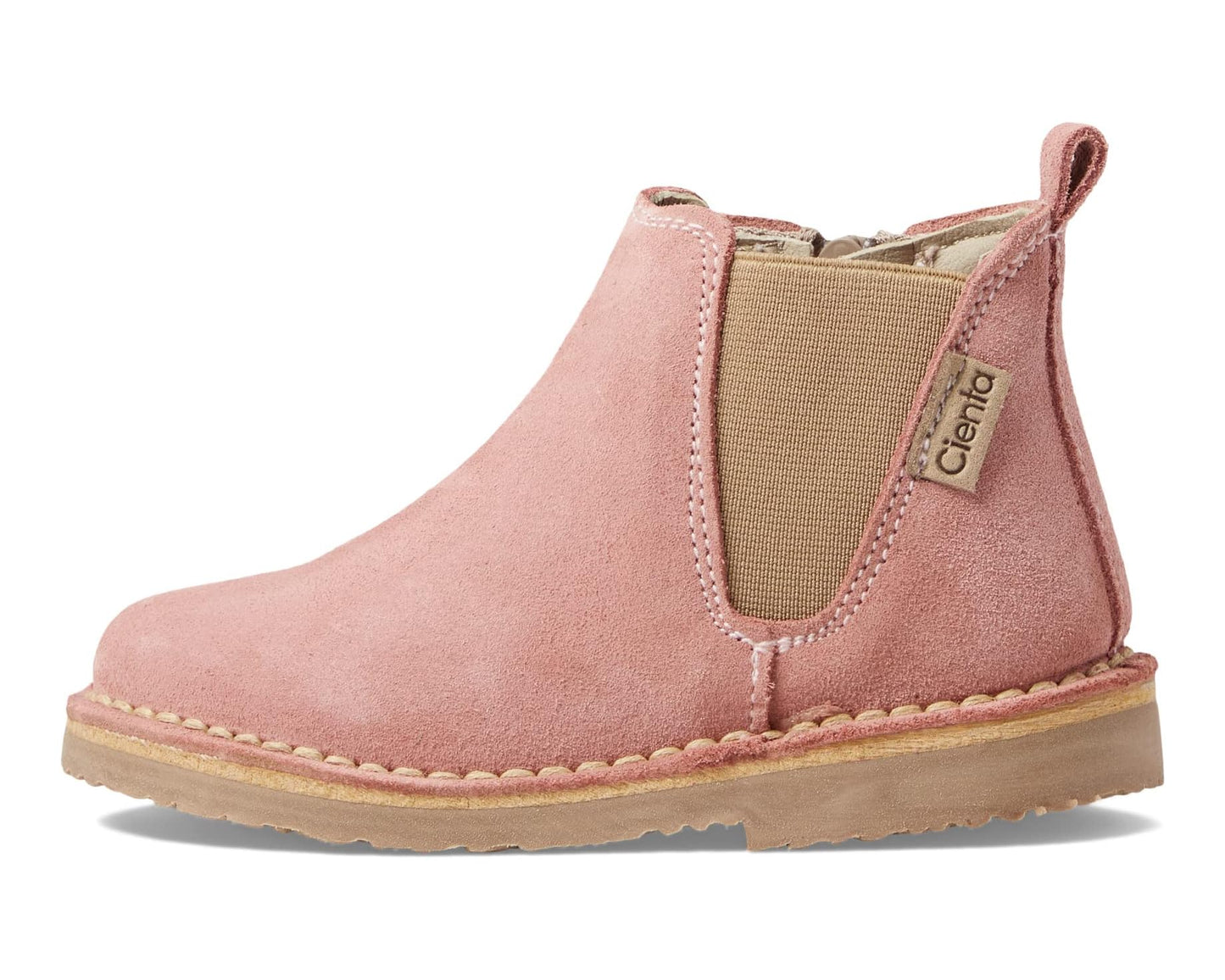 Cienta Pink Suede Boot