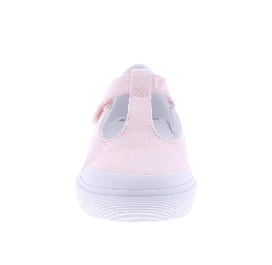 Footmates Drew- Pink Canvas T-Strap