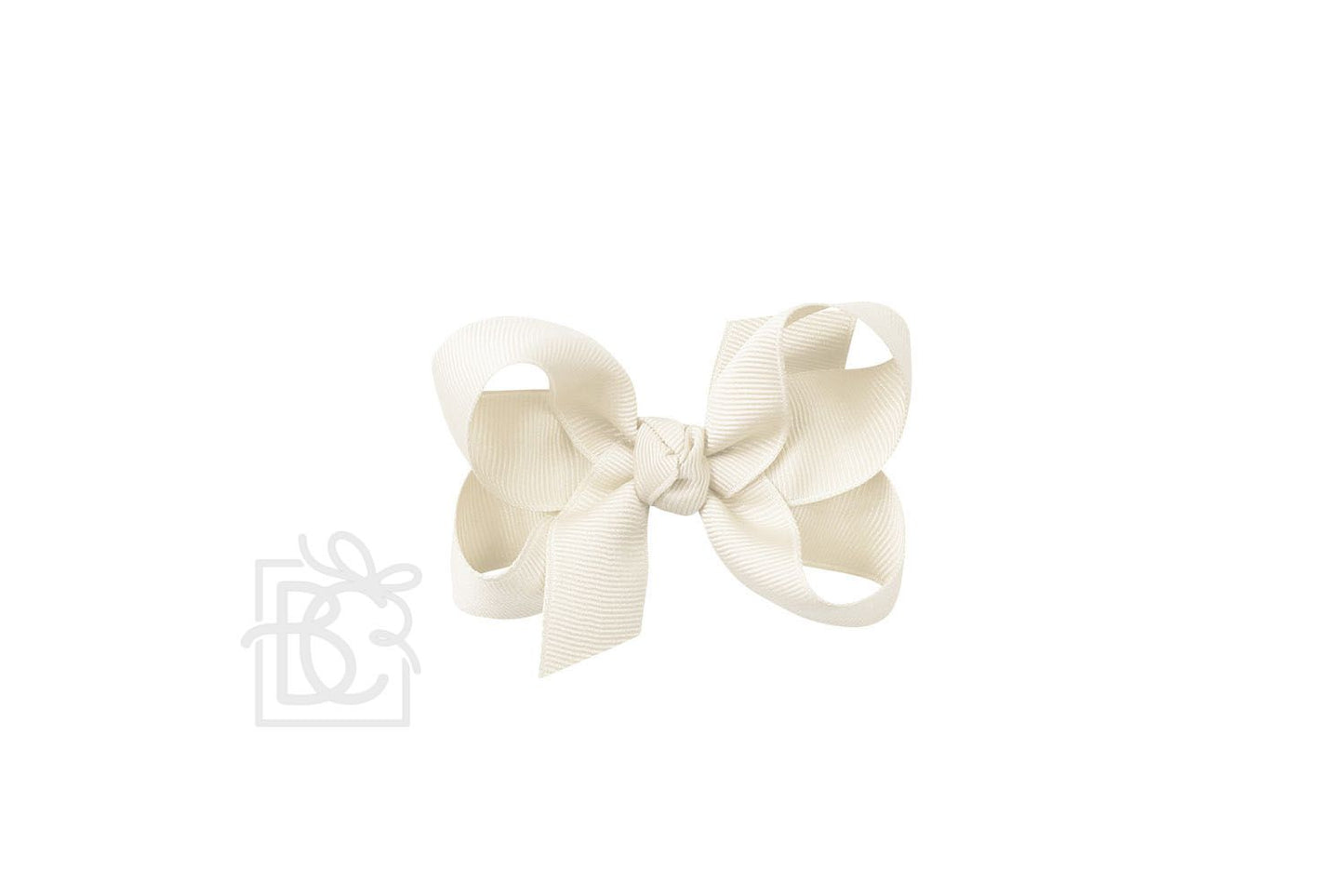 Beyond Creations 3.5” Medium Solid Bows - Antique White