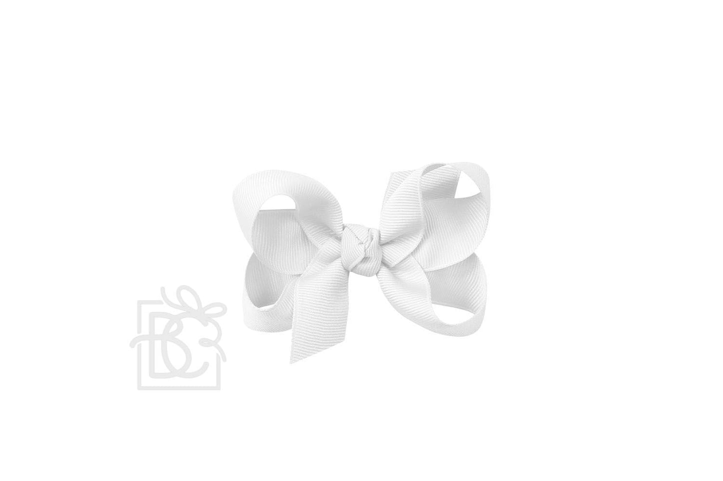 Beyond Creations 3.5” Medium Solid Bow - White