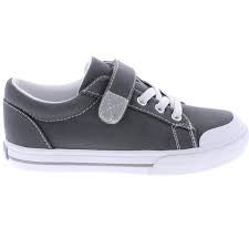 Footmates Jordan-Gray Canvas Velcro